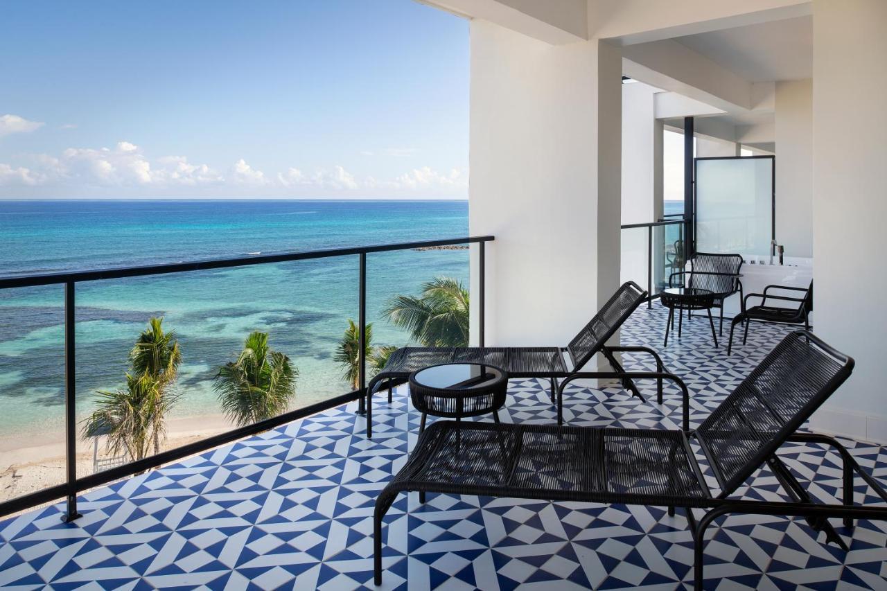 Hotel Ocean Eden Bay (Adults Only) Spring Rises Exterior foto Ocean view from a suite at the Iberostar Grand Hotel Bávaro
